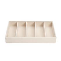 Bandeja com inserção de óculos de sol WOLF VAULT Beige com 5 compartimentos Bandeja com inserção de óculos de sol WOLF VAULT Beige com 5 compartimentos