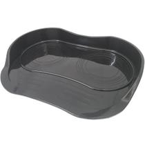 Bandeja Comedouro e Bebedouro Cães e Gatos Black Furacão Pet