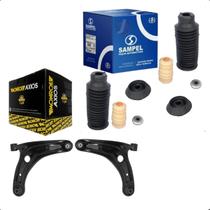 Bandeja Completa + Kit Amortecedor Diant Fit 03 a 08