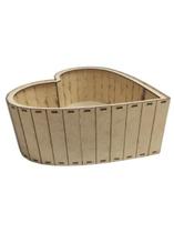 Bandeja Coração II 30x29x12cm - MDF Cortado a Laser de Alta Qualidade Bandeja Coração II 30x29x12cm - MDF Cortado a Laser de Alta Qualidade
