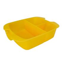 Bandeja Cristalwave Retangular Ge II Amarelo 650ml Tupperware