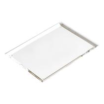 Bandeja de Acrílico Hara Transparente Diamantada 33x33 cm Bandeja de Acrílico Hara Transparente Diamantada 33x33 cm