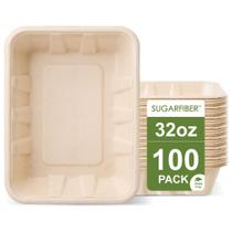 Bandeja de alimentos Bandejas de alimentos descartáveis Harvest Pack 950ml PFAS FREE Bandeja de alimentos Bandejas de alimentos descartáveis Harvest Pack 950ml PFAS FREE