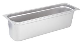 Bandeja de alimentos Winco de tamanho médio (longa) 6 Deep Metal Anti-Jam, calibre 22 Bandeja de alimentos Winco de tamanho médio (longa) 6 Deep Metal Anti-Jam, calibre 22
