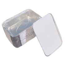 Bandeja de Aluminio com Tampa 1500ml. Caixa 50 Unidades Bandeja de Aluminio com Tampa 1500ml. Caixa 50 Unidades