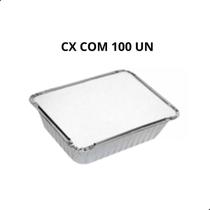 Bandeja De Aluminio Forno Retangular D5 1150ml 100 un Wyda