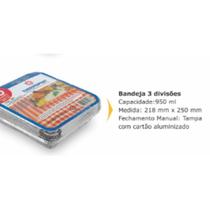 Bandeja de Alumínio Marmitex 10 unidades C/Tampa - ThermoPrat - Escolha o Tamanho! Bandeja de Alumínio Marmitex 10 unidades C/Tampa - ThermoPrat - Escolha o Tamanho!