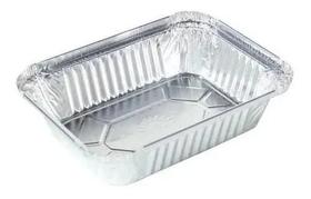 Bandeja de Alumínio Retangular 1500ml c/ 100 unid