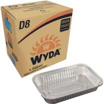 Bandeja de Alúminio Retangular 1500ml D8 Caixa c/100 - Wyda Bandeja de Alúminio Retangular 1500ml D8 Caixa c/100 - Wyda