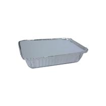 Bandeja de alumínio retangular com tampa 850ml - d1-100 Bandeja de alumínio retangular com tampa 850ml - d1-100