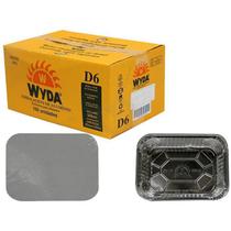 Bandeja De Aluminio Retangular D6 - 500 Ml - Wyda