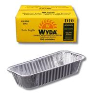 Bandeja De Alumínio Wyda Bolo Inglês D-10 650ml 100 Unidades