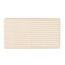 Bandeja de anéis de joias Wolf Designs Beige 28 rolos empilháveis Bandeja de anéis de joias Wolf Designs Beige 28 rolos empilháveis