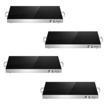 Bandeja de aquecimento de alimentos COSTWAY Electric 25x15cm com controle de temperatura