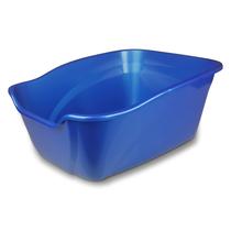 Bandeja de areia para gatos Van Ness Pureness Giant High Sides azul Bandeja de areia para gatos Van Ness Pureness Giant High Sides azul