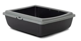 Bandeja de areia para gatos Zoonee ECO Open Green feita com plástico reciclado Bandeja de areia para gatos Zoonee ECO Open Green feita com plástico reciclado
