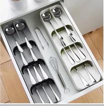 bandeja de armazenamento talheres faca titular organizador colher garfo caixa de armazenamento recipiente plástico bandeja de armazenamento talheres faca titular organizador colher garfo caixa de armazenamento recipiente plástico