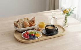 Bandeja de Bambu 40 cm P/ Servir Petiscos, Frios Lovely Vibe Bandeja de Bambu 40 cm P/ Servir Petiscos, Frios Lovely Vibe