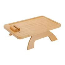 Bandeja de Bambu com Suporte para Braço de Sofá 39cm Bandeja de Bambu com Suporte para Braço de Sofá 39cm