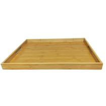 Bandeja De Bambu Grande Para Servir Com Alças Retangular Café na Cama Bandeja De Bambu Grande Para Servir Com Alças Retangular Café na Cama