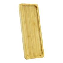 Bandeja de Bambu Hire Marrom Natural 28cm Lyor