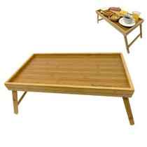Bandeja de bambu retangular com ps fel