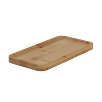 Bandeja de Bambu Retangular Para Servir Decorar 12x24 cm
