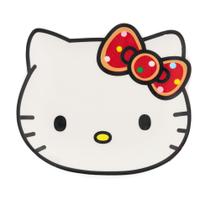 Bandeja de bugigangas Sanrio Hello Kitty Glitter Bow Ceramic Bandeja de bugigangas Sanrio Hello Kitty Glitter Bow Ceramic