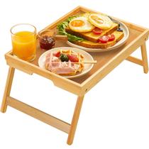 Bandeja de Cama Dobrável de Bambu Pipishell - Pés Rebatíveis