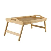 Bandeja De Cama Sense De Bambu Com Alça 49X30cm - Ou