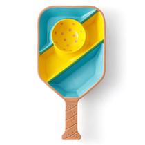 Bandeja de Cerâmica para Lanches VELENTI Pickleball - Formato de Raquete Bandeja de Cerâmica para Lanches VELENTI Pickleball - Formato de Raquete