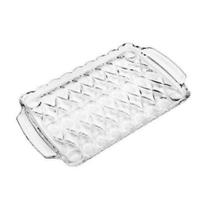 Bandeja de Cristal Ecologico angel com alça Transparente 35X21,5X2,5CM wolff 35224 Bandeja de Cristal Ecologico angel com alça Transparente 35X21,5X2,5CM wolff 35224