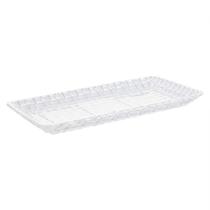 Bandeja De Cristal Tress Lyor 25x13cm Petisqueira Mesa Posta Travessa Bandeja De Cristal Tress Lyor 25x13cm Petisqueira Mesa Posta Travessa