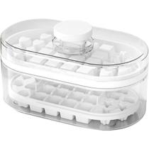 Bandeja de Cubos de Gelo, Caixa de Freezer Portátil para Armazenamento de Gelo MS328