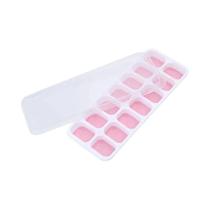 Bandeja de Cubos de Gelo de Silicone com 14 Grades - Conjunto de 2 ou 4 Moldes Reutilizáveis