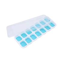 Bandeja de Cubos de Gelo de Silicone com 14 Grades - Durável e Não Tóxica Bandeja de Cubos de Gelo de Silicone com 14 Grades - Durável e Não Tóxica
