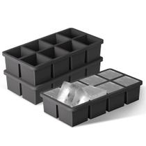 Bandeja de cubos de gelo Samuelworld Large Silicone de 8 cavidades de 2 polegadas