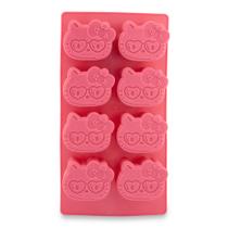 Bandeja de cubos de gelo Sanrio Hello Kitty Hearts de silicone com 8 cubos