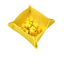 Bandeja de Dados em material ecológico Amarelo 13 x 13 cm Bandeja de Dados em material ecológico Amarelo 13 x 13 cm