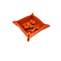 Bandeja de Dados em material ecológico Laranja 13 x 13 cm Bandeja de Dados em material ecológico Laranja 13 x 13 cm
