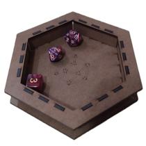 Bandeja de Dados em MDF para RPG e Board Game