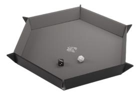 Bandeja De Dados Hexagonal 271 X 271mm Preto E Cinza