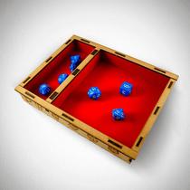 Bandeja de Dados RPG - Let's Roll - Vermelha Bandeja de Dados RPG - Let's Roll - Vermelha