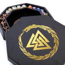 Bandeja de dados Soar Forge Beautiful Valknut Dragon DND RPG