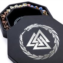 Bandeja de Dados Soar Forge - Design Valknut Dragão (20cm)