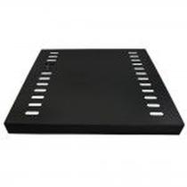 Bandeja de fixacao dupla p/ rack 19" 1u p400 preto fibracem