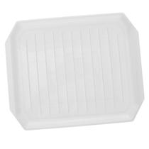 Bandeja de fogão de bacon para micro-ondas com grelha, frigideira crocante para forno, reaquecimento de microondas, lanches, pizza, cozedura, antiaderente, lavável na máquina de lavar louça, itens essenciais leves para cozinhar