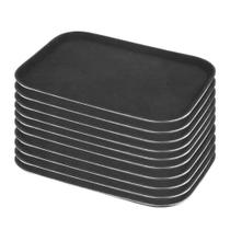 Bandeja de Garçom Antiderrapante Retangular Profissional 57x41 cm Kit c 10 Pçs Frigopro