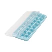 Bandeja de Gelo de Silicone com 24 Cubos e Tampa - Fácil Liberação para Gelo e Gelatina