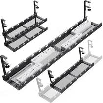 Bandeja de gerenciamento de cabos SRJZMLY, extensível de 31 polegadas, preta Bandeja de gerenciamento de cabos SRJZMLY, extensível de 31 polegadas, preta